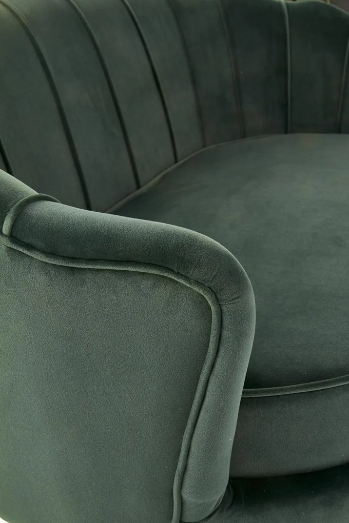 Canapea fixa Amorinito XL velvet verde