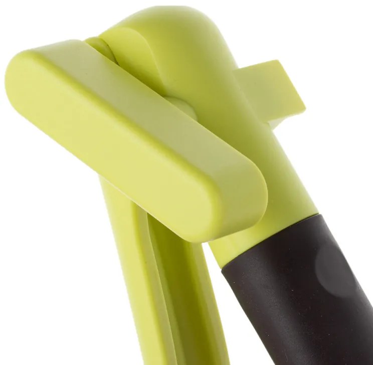 Deschizator de conserve Trebonn Pop Top 1523215, 18.2 cm, Maner moale, Orificiu de agatare, Negru/Galben