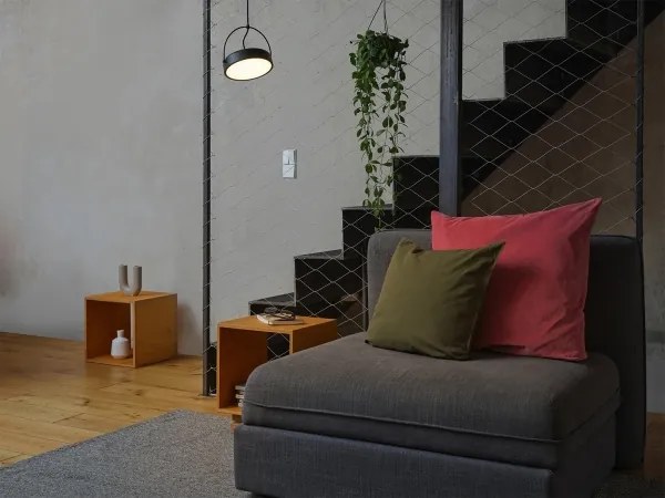 Osram - Lampă suspendată LED pe cablu DECOR PUCK LED/12W/230V CRI 90 neagră