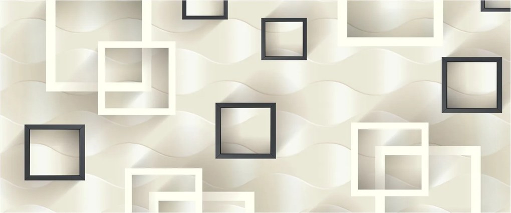 Tablou geometric abstract (120x50 cm)