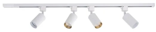 Spot pe șină TRACER 4x GU10/10W/230V, 1 m, alb
