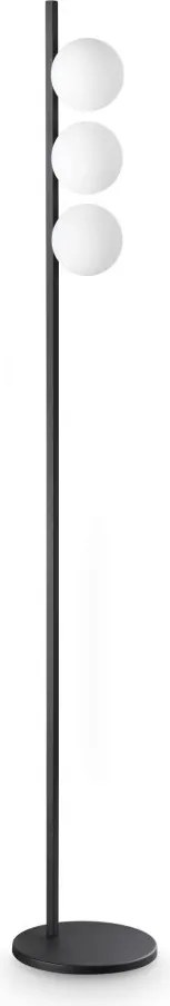 Lampa de podea moderna BINOMIO PT3 NERO