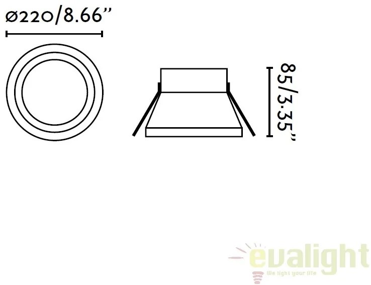 SPOT LED INCASTRABIL MODERN SON-2 24W 42929