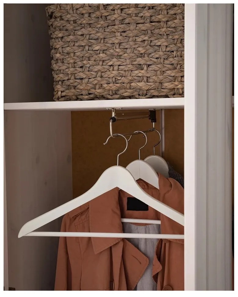 Șifonier alb din lemn de pin 65x180 cm Anita – Støraa