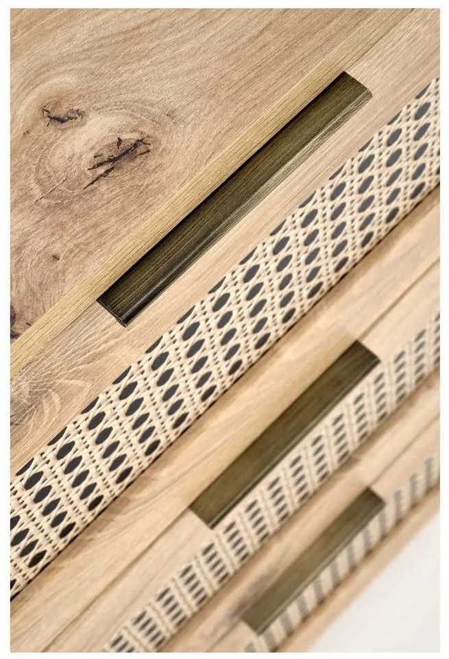 Comodă Rustico II, stejar artisan