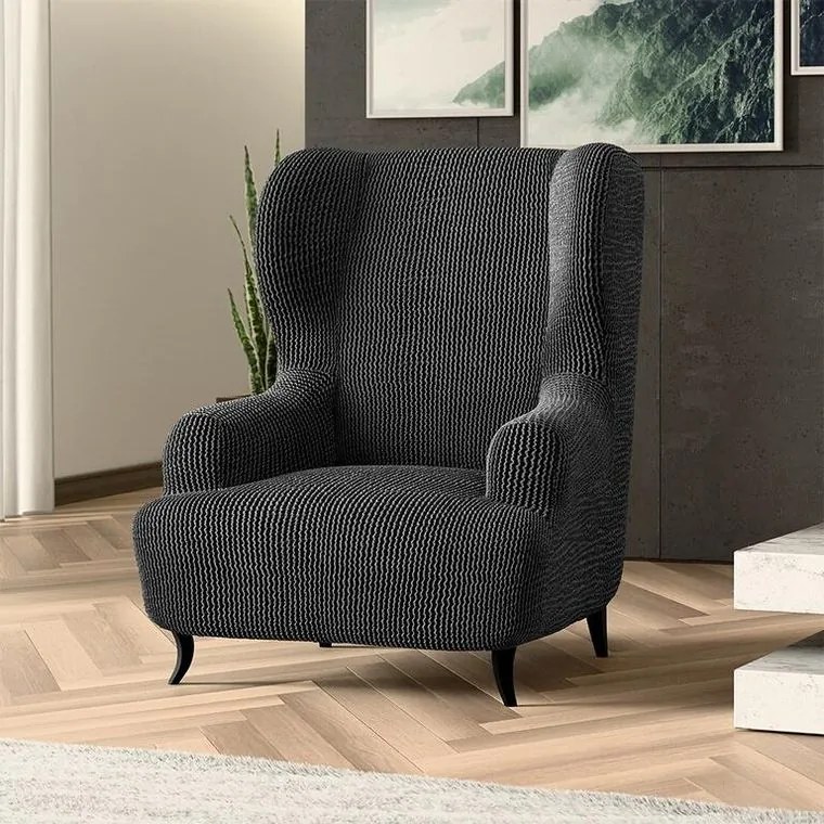 Gaico Huse bielastice COSTINA antracit fotoliu clasic (l. 60 - 110 cm)