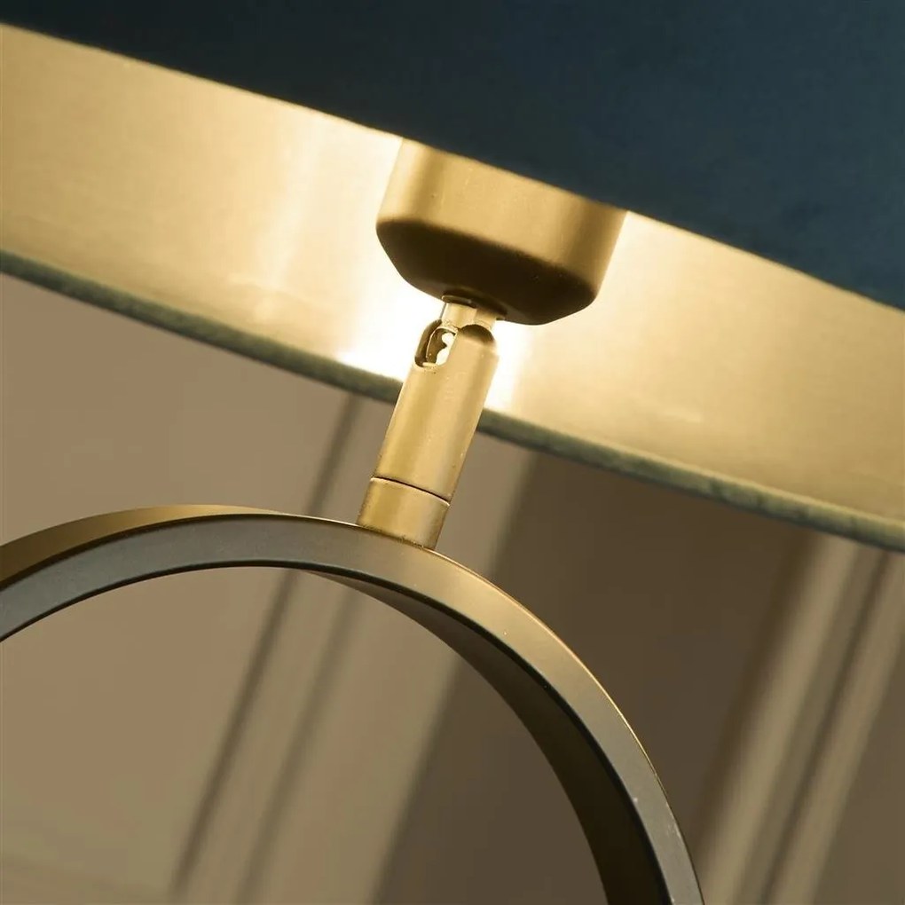 Lampadar/Lampa de podea decorativa Modish negru/teal