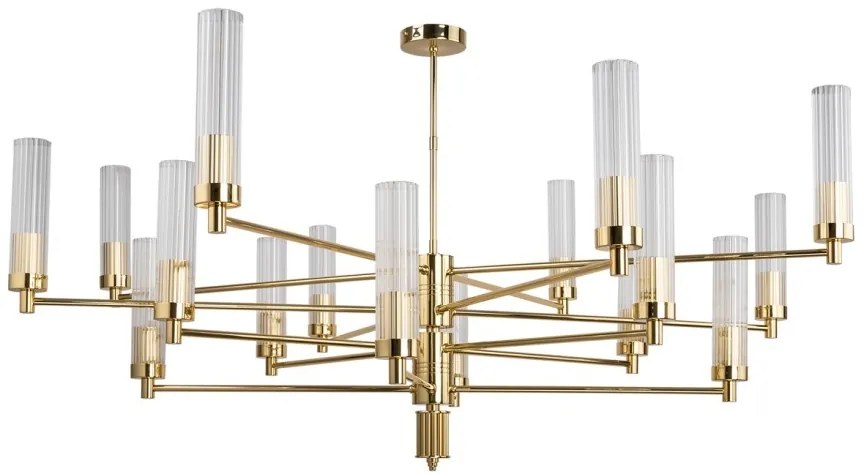 Candelabru modern realizat manual din alama Seti 16L
