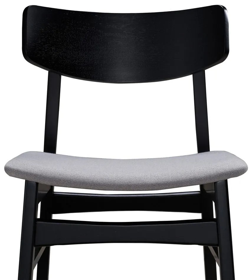 Scaun sufragerie Paramore  (stejar negru + gri deschis). 1099238