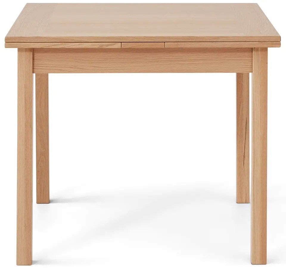 Masă dining extensibilă tapițată cu lemn de stejar Hammel Dinex 90 x 90 cm