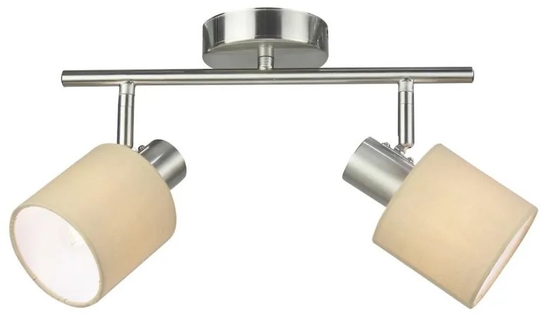 Aplica cu 2 spoturi design modern NATINA bej 5010 RX