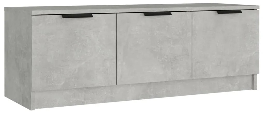 811362 vidaXL Comodă TV, gri beton, 102x35x36,5 cm, lemn prelucrat