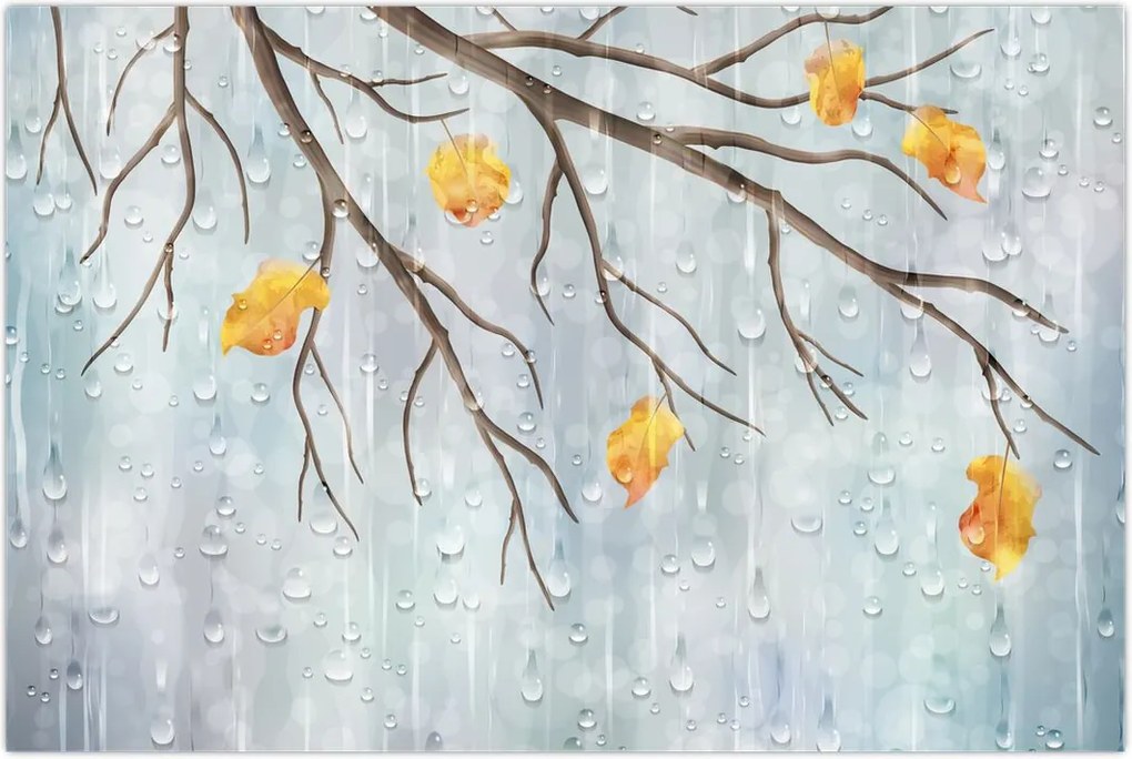 Tablou - Toamna ploioasă (90x60 cm)