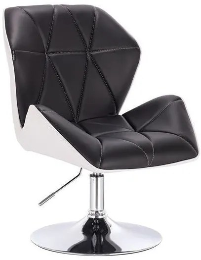 HR212 SCAUN ALB-NEGRU