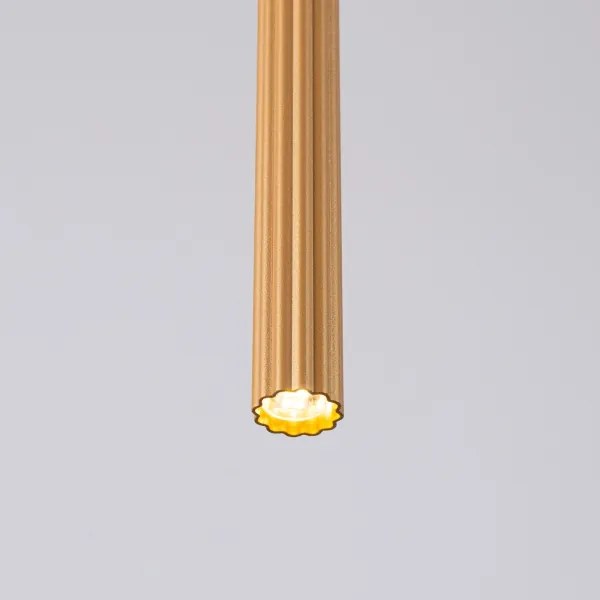 Lustră pe cablu Sollux SL.1339 ARCHE 1xG9/8W/230V auriu