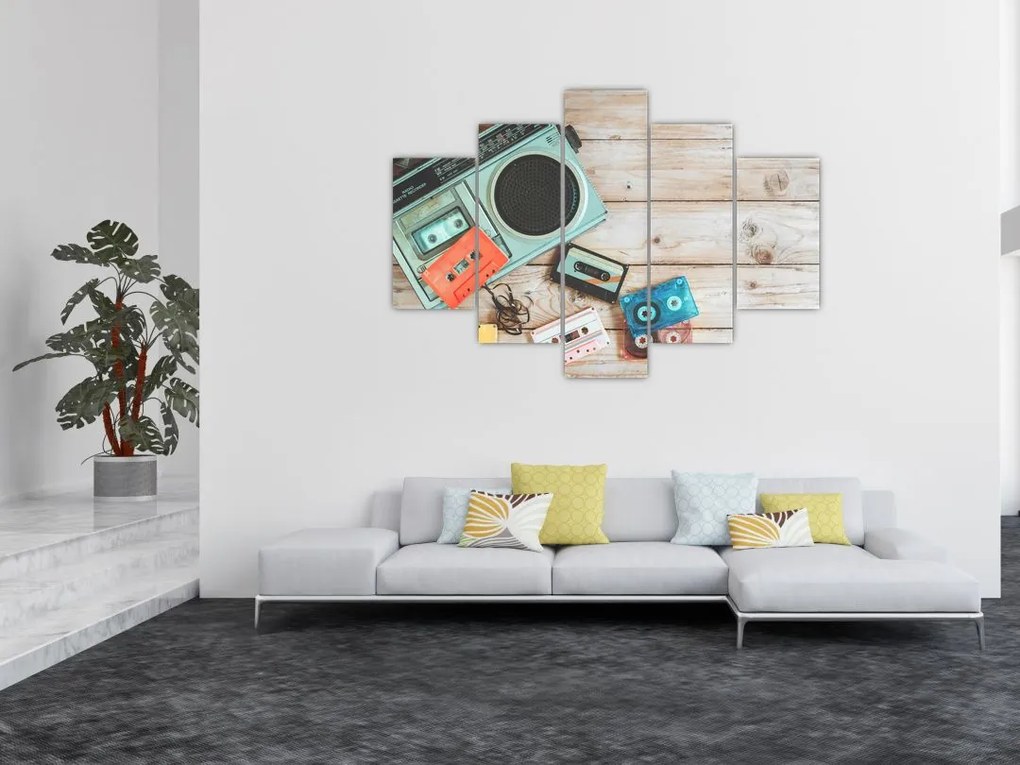 Tablou - Radio retro (150x105 cm)