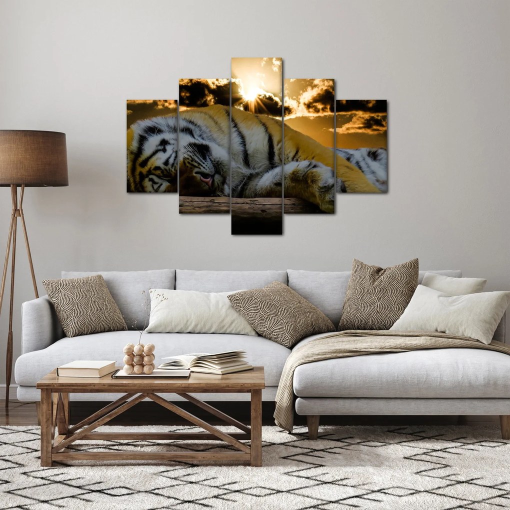 Tablou tigrul dormind (150x105 cm)
