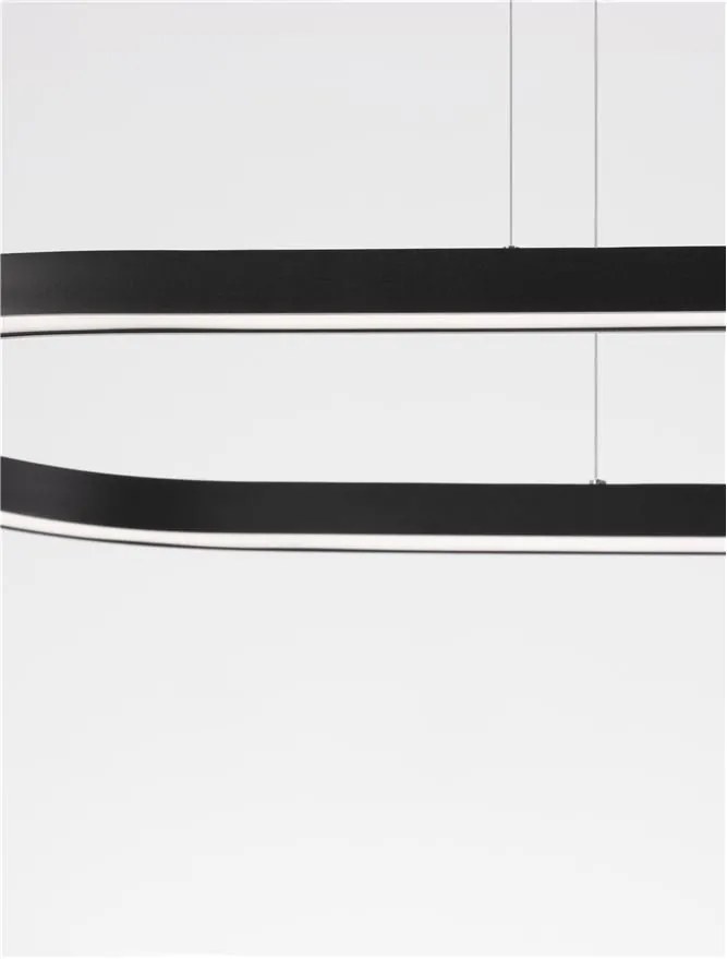 Lustra LED suspendata design modern QUERALT negru