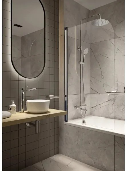 Deante CDJ_6U2S - Lavoar JASMIN pe blat, pr. 28 cm, ceramică albă