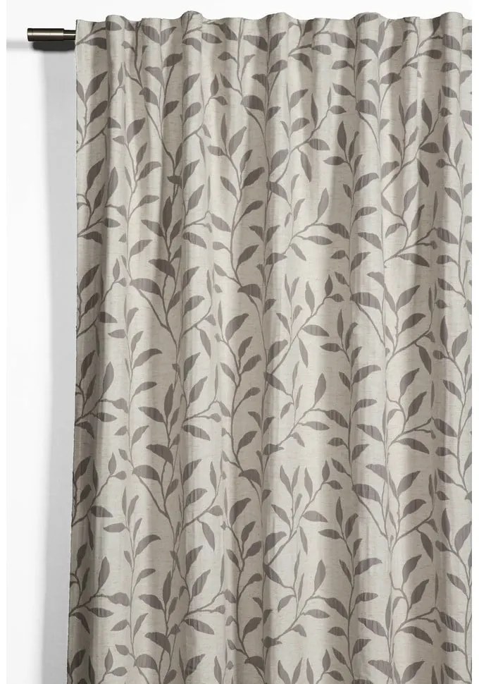 Draperie gri-bej din amestec de in 140x245 cm List – Sehlbach
