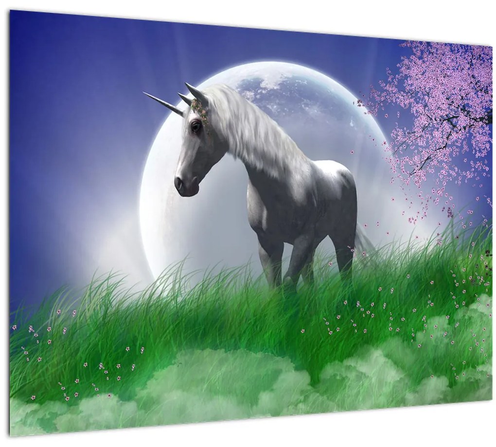 Tablou cu unicorn (70x50 cm)
