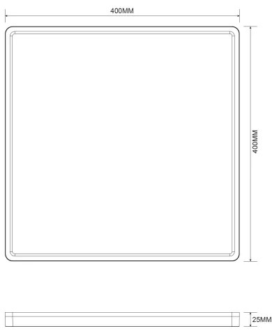 Plafonieră LED dimabilă Zuma Line MS748400S-3-GD BOVE 50W/230V 3000/4000/5500K auriu