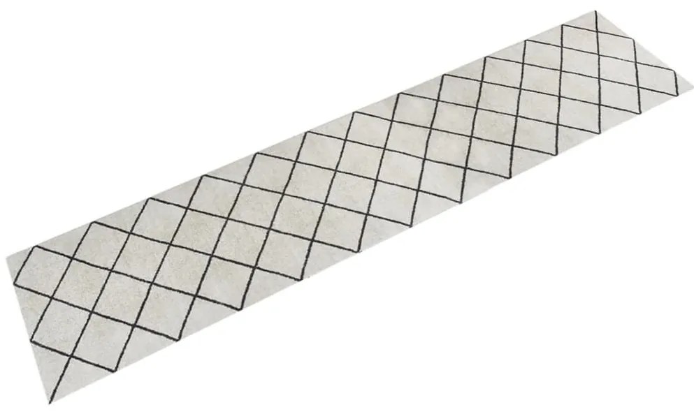 vidaXL Covor de bucătărie lavabil Square, 60x300 cm, catifea