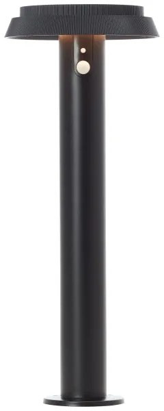 Lampă LED solară cu senzor Brilliant ALVERO LED/4W/3,7V 50 cm IP44 negru