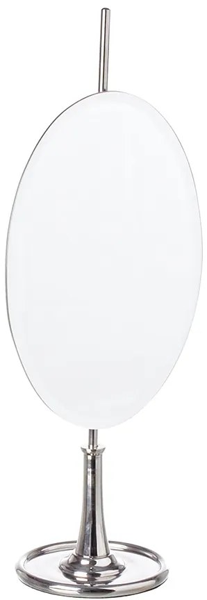 Oglinda de masa cu picior din aluminiu 22 cm x 15 cm x 56 h