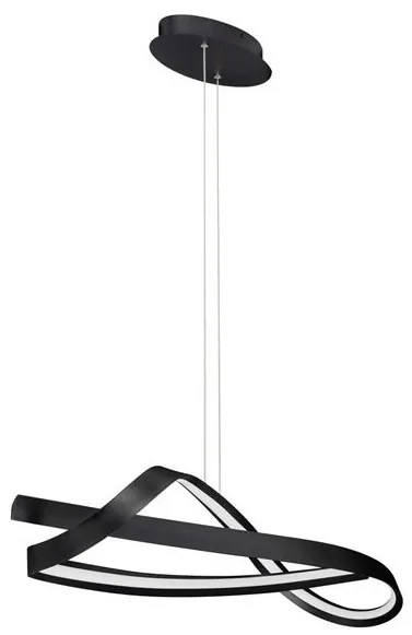 Lustra suspendata LED CCT OLIA aluminiu negru