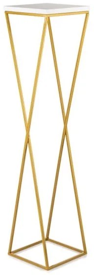 Suport de flori LOFT 100x24 cm auriu/negru