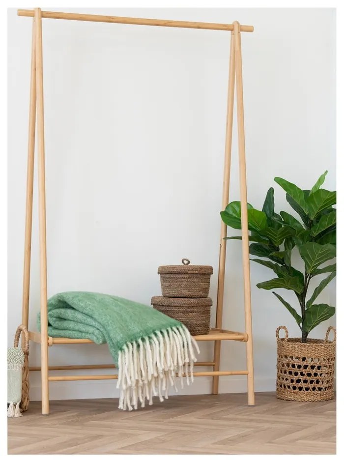 Pătură verde din amestesc de lână 130x170 cm Carmel – House Nordic