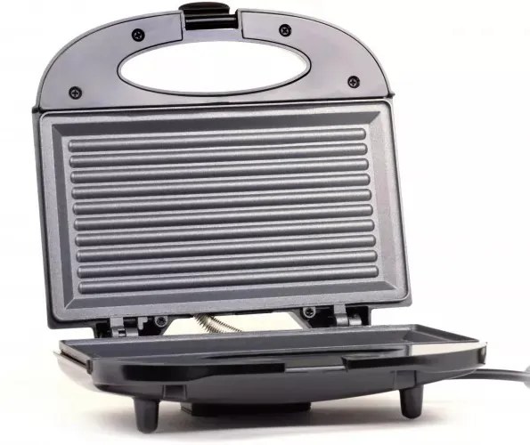 Aparat de facut sandwich 750W RL-EST750BI black ,2 felii, negru cu argintiu