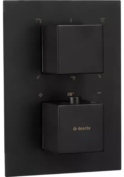 Corp incastrat pentru baterie dus Deante Box negru