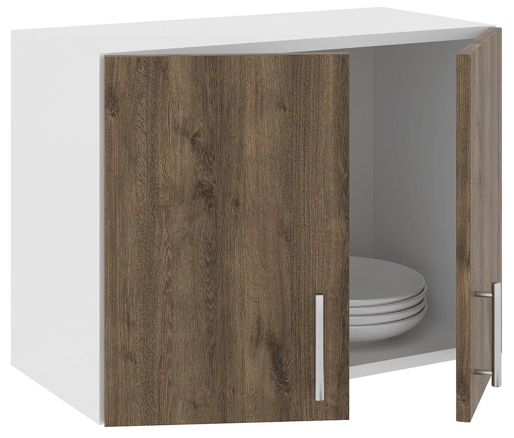 Corp Superior Hota Karo, Stejar Bronz/Alb, 60 x 30 x 45 cm