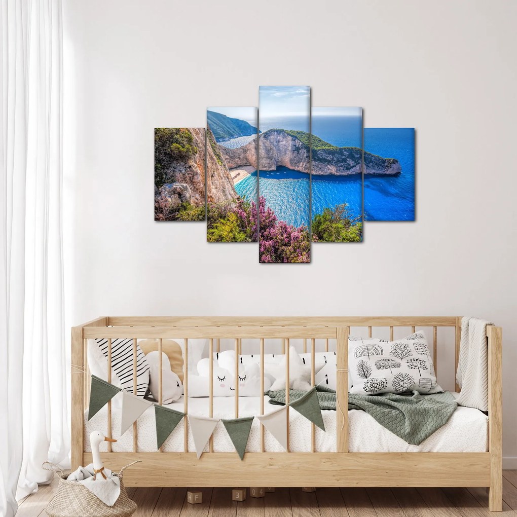 Tablou - Plaja Navagio, Grecia (150x105 cm)