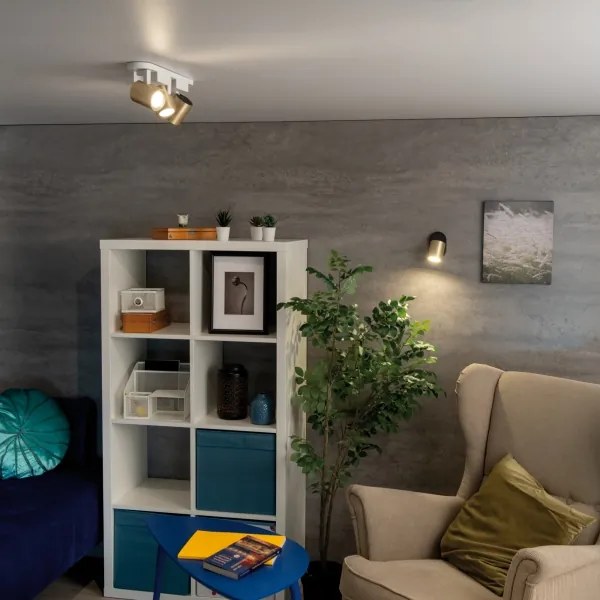 Spot Kanlux 38966 LAURIN 3xGU10/10W/230V alamă/alb