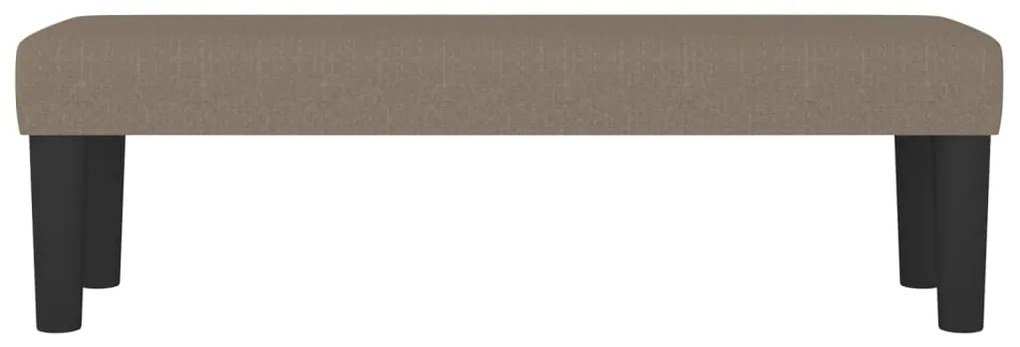 Banca, gri taupe, 100x30x30 cm, textil Gri taupe, 100 x 30 x 30 cm