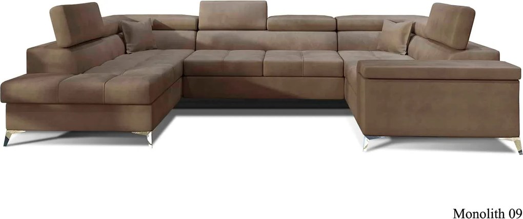 Colțar lemn masiv Formă U Extensibil Tango 350x202cm Personalizabil