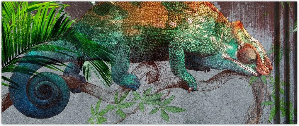 Tablou - Cameleon (120x50 cm)