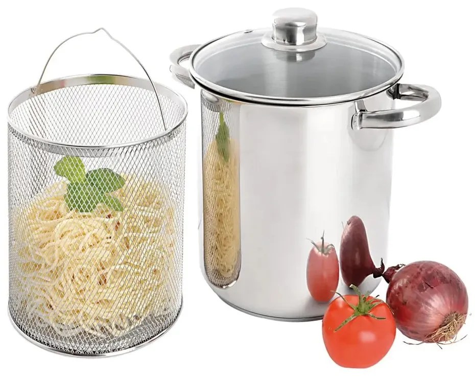 Oală din oțel inoxidabil 4 l adecvată pentru plita cu inducție Anett – Orion