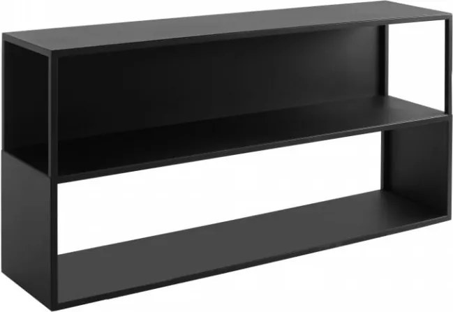 Consola metalica neagra 150x75cm Bookcase Hyller Custom Form