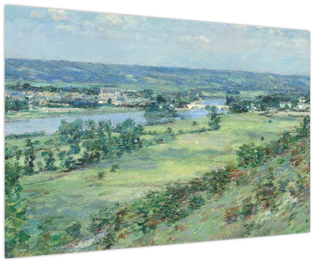 Tablou - Theodore Robinson, The Valley of the Seine, From the Hills of Giverny, reproducere (90x60 cm)