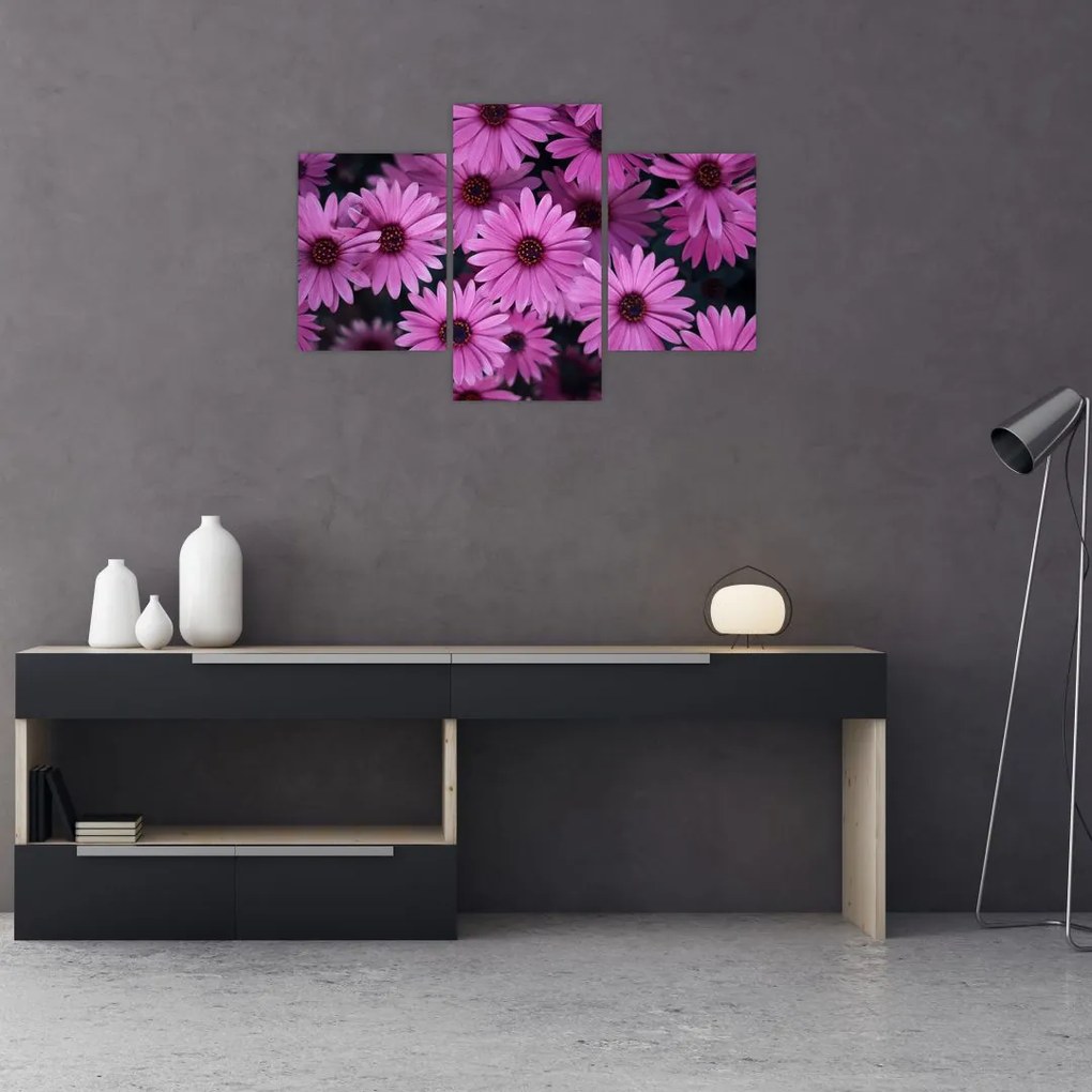 Tablou cu florile roz (90x60 cm)