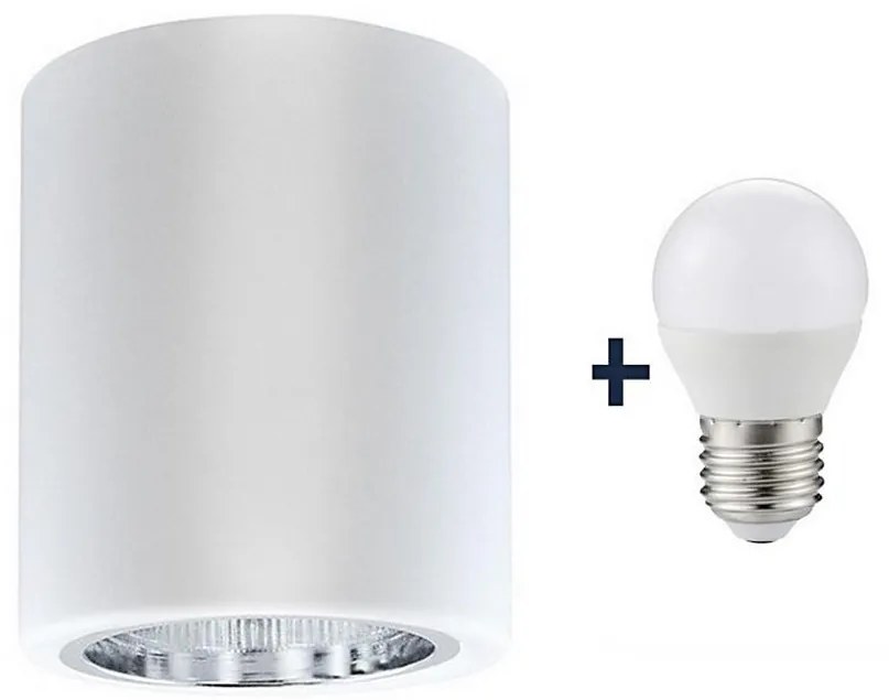 Plafonieră LED JUPITER 1xE27/6W/230V 120x98 mm