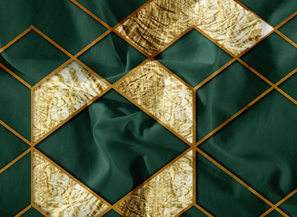 Lenjerie de pat din microfibra verde, ELBA Dimensiune lenjerie de pat: 2 buc 70 x 80 cm | 160 x 200 cm