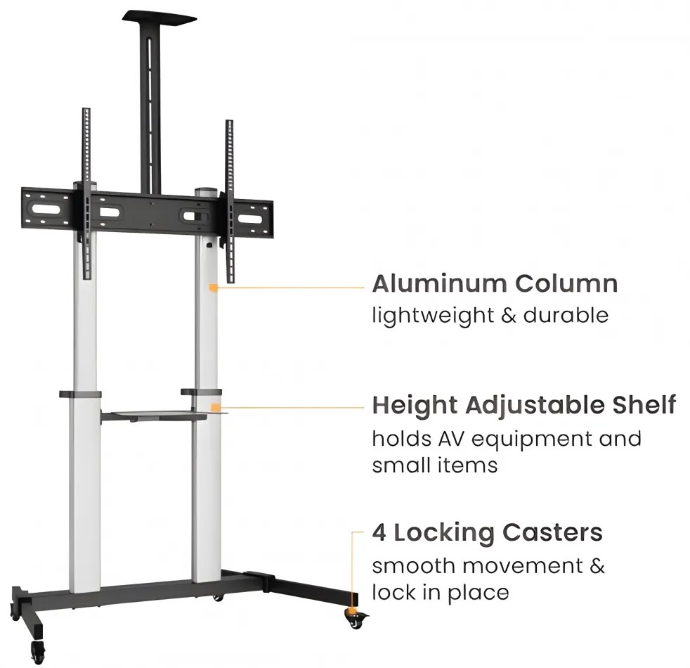 STAND TV MOBIL SERIOUX 44-610TW 60"-100"