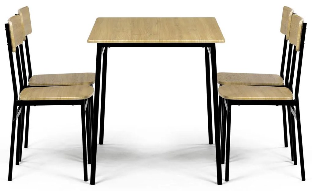 Set mobilier sufragerie Anasagasti 2 (stejar sălbatic) (pentru 4 persoane). 1120646