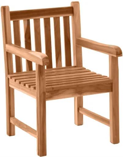 Scaun pentru gradina din lemn de tec maro