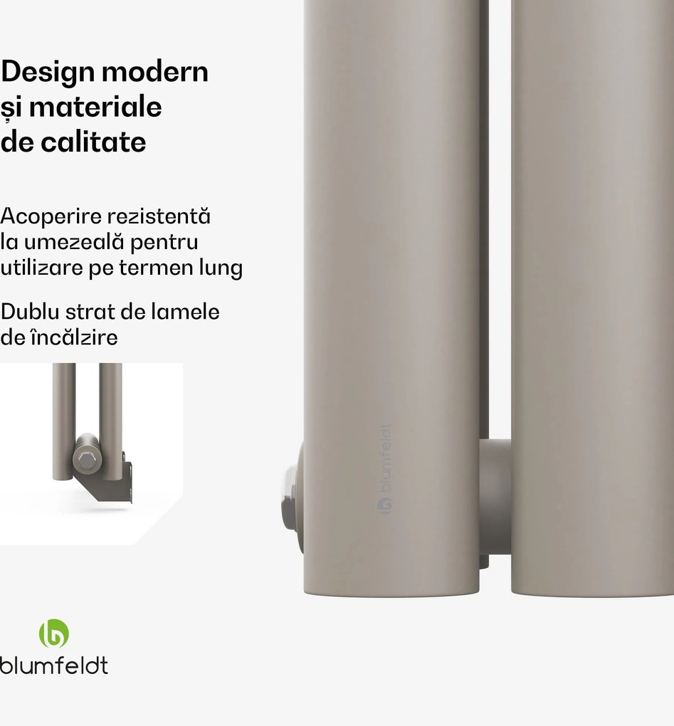 Blumfeldt Tallheo radiator 120x30 620W
